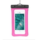 Waterproof bag for mobile phone with plastic closing AIRBAG rose pink Foto 1