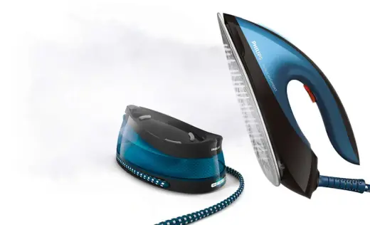 PHILIPS PerfectCare Compact Tvaika ģeneratora gludeklis (zils) Foto 2