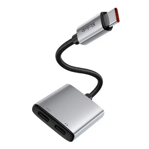 2in1 Audio Adapter Mcdodo CA-5570 2in1 USB-C to 2x USB-C Фото num
