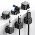 Joyroom JR-ZS368 magnetic cable organizer - black (6 pcs.) Фото num