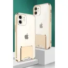 Tel Protect Kickstand Luxury phone case with stand for iPhone 13 Pro gold — Photo 6