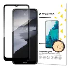 Wozinsky Tempered Glass Full Glue Super Tough Screen Protector Full Coveraged with Frame Case Friendly for Nokia 2.4 black Foto 1