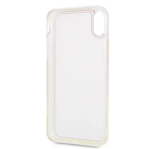 Guess GUHCI65GLCPI iPhone Xs Max różowy |pink hard case California Glow in the dark Photo