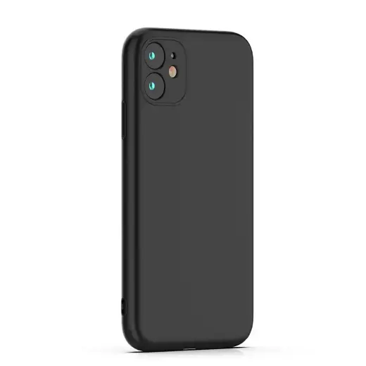 Silicon case for Samsung Galaxy A51 black Фото num