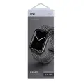 UNIQ pasek Aspen Apple Watch 44|42|45|49 mm Series 4|5|6|7|8|SE|SE2|Ultra Braided DE szary|pebble grey Фото num