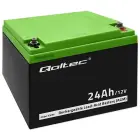 Qoltec AGM battery | 12V | 24Ah | Maintenance-free | Efficient| LongLife | for UPS, scooter Foto 1