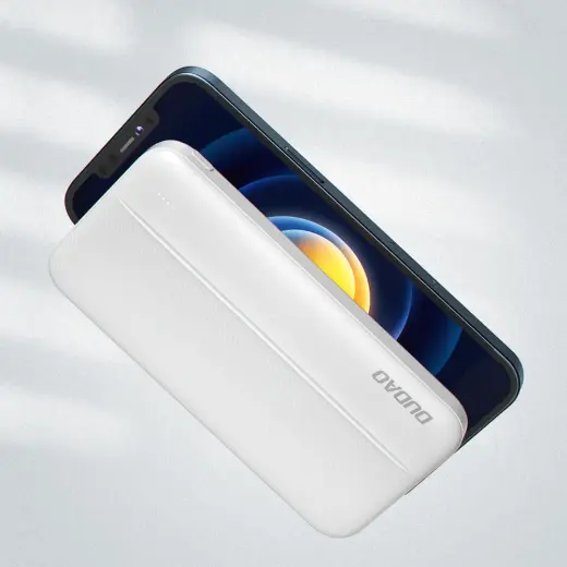 Dudao K4S Ārējais akumulators (powerbank) 2x USB Type A 10000mAh 5V 2A balts Foto 4