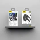 Dudao A28PCEU PD 45W GaN 2xUSB-C Wall Charger with USB-C Cable - Black Foto 2