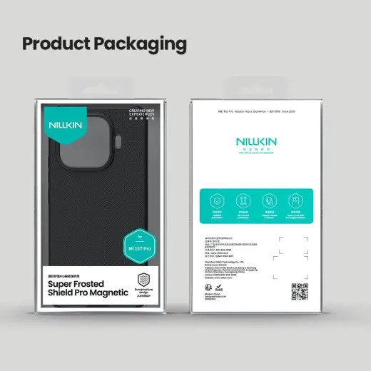 Nillkin Super Frosted PRO Magnetic Back Cover for Xiaomi 15T Pro Black Foto 8