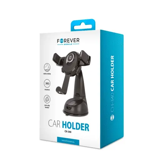 Forever car holder for windshield CH-340 black Photo