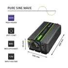 Qoltec Pure Sine Wave Inverter Monolith| 300W | 600W | 12V to 230V Foto 7