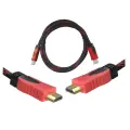 Cable HDMI-HDMI 1,5m red v1.4 blist. — Foto 1