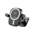 Dudao FW11 car phone holder with 15W inductive charger for air vent | cockpit - black Photo