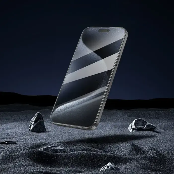 Borofone Tempered glass BF6 Diamond Armor Full Screen HD for Iphone 16 Pro Max - 10 pieces Foto 7