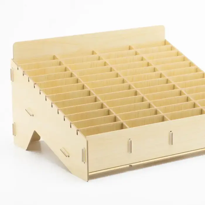 Wooden Storage for 48 Smartphones