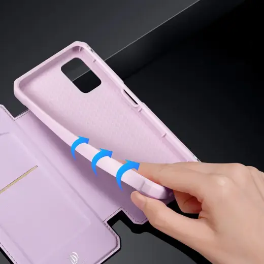 DUX DUCIS Skin X Bookcase type case for Samsung Galaxy A03s pink Photo