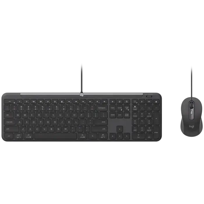 LOGITECH WIRED COMBO MK620 FOR BUSINESS - GRAPHITE - PAN - USB - NORDIC-613 - USB-C MK620B