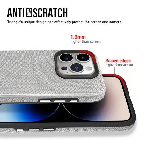 Vmax Triangle case for Samsung Galaxy S24 Plus silver Photo