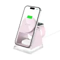 TECH-PROTECT QI15W-A43 3IN1 MAGNETIC MAGSAFE WIRELESS CHARGER BABY PINK Фото num