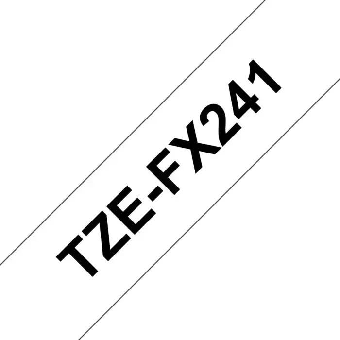 Brother Colour ribbon TZE-FX241 / TZEFX241 Black, white