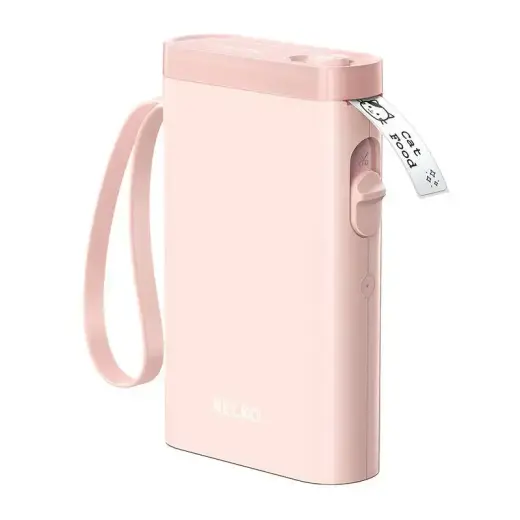 Nelko P21 thermal label printer (pink) Foto 2