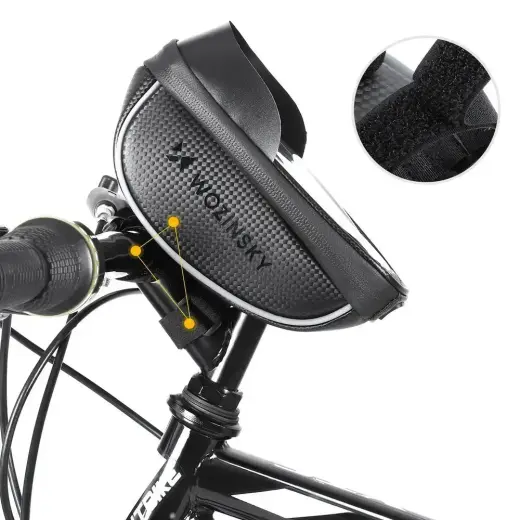 Wozinsky Bike Handlebar Bag with Phone Case 1L Black (WBB16BK) Foto 4