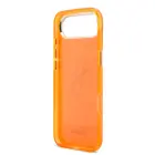 Guess IML 4G Script Metal Logo Case for iPhone Air Orange Foto 5