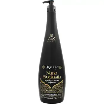 Onix Liss Profissional Lissage Nano Bioplastia Anti-Frizz Treatment Hair Smoothing 1000 ml