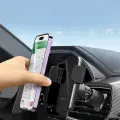 Wozinsky WEDZ-3Y8S clamp car holder with 15W inductive charger for phone on the air vent - black Фото num