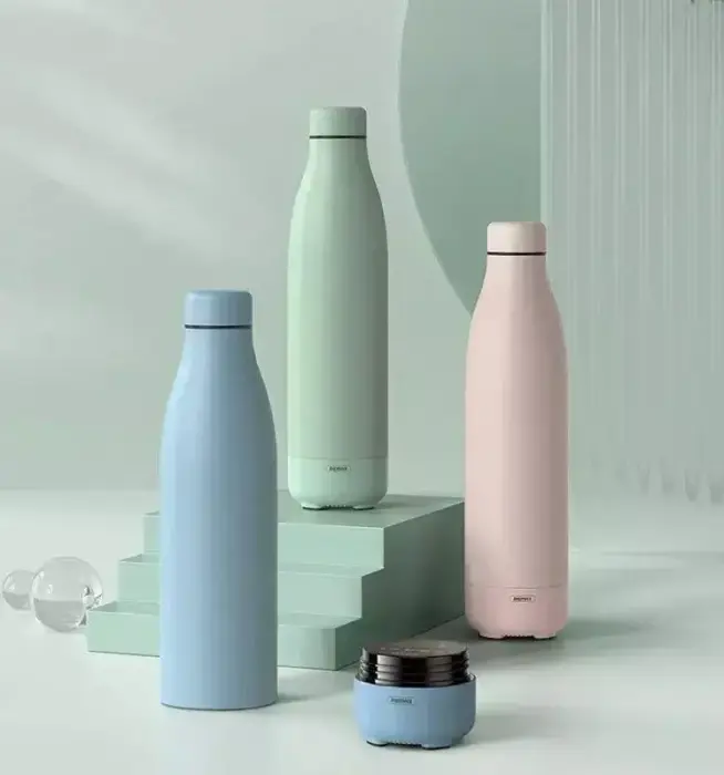 THERMOS WITH WIRELESS SPEAKER 500ML RB-M5 BLUETOOTH 5.0 GREEN/GREEN Foto 4