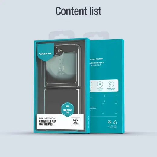 Nillkin CamShield Flip Case for Samsung Galaxy Z Flip 6 Purple Фото num