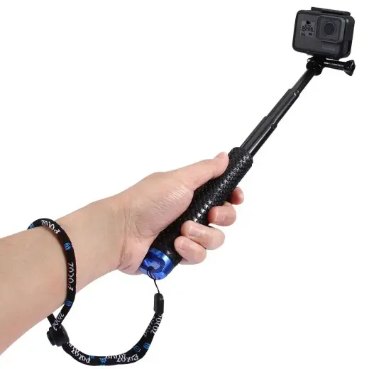 Puluz Selfie Stick for sports cameras PZ150 (black) Foto 2