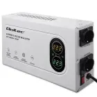 Qoltec Automatic Voltage Stabilizer AVR 2000VA | 1200W | Compact | Toroidal transformer — Фото 1