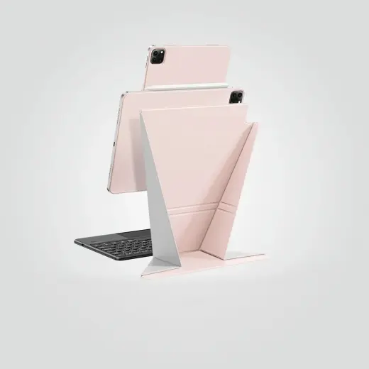 AmazingThing Matte Pro Mag Folio Case with Stand for iPad Air M3 11" - Pink Фото num