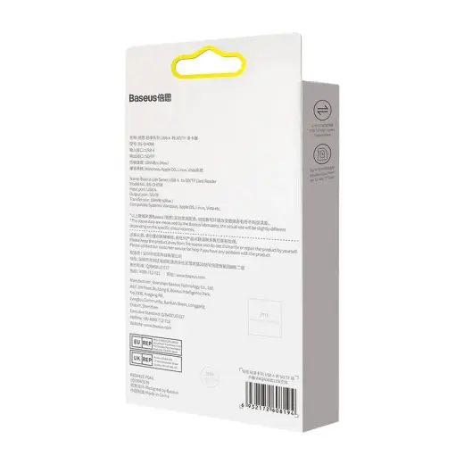 Baseus Lite Series SD|TF memory card reader, USB (gray) Foto 6