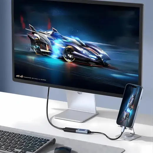Wozinsky WACH-01 USB-C - HDMI 4K 60Hz Adapter - Black Foto 10