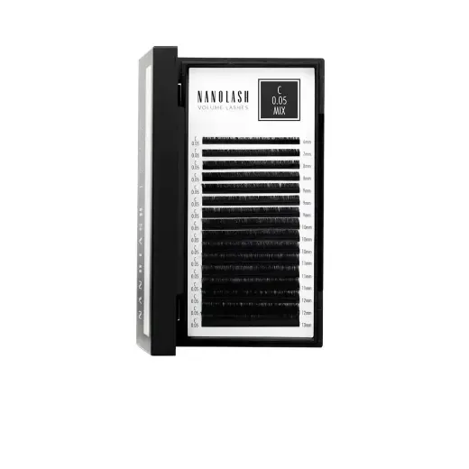Set of False Eyelashes Nanolash VOLUME LASHES Extensions 6-13 Mm Foto 2