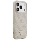 Guess Leather 4G Triangle Strass MagSafe Case for iPhone 18 Pro / 17 Pro Pink — Foto 4