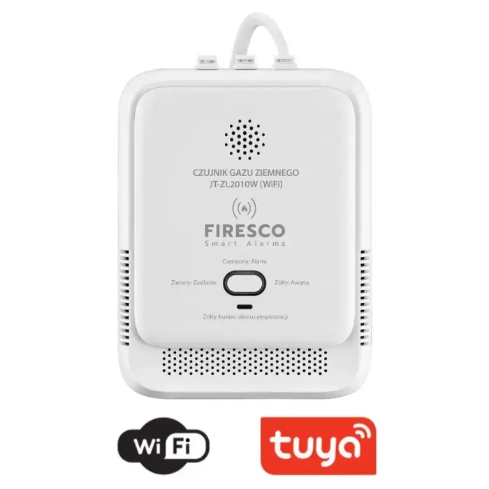 Firesco JT-ZL2010W Wi-Fi Tuya Smart Life Natural Gas (Methane) Sensor Foto 2