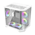 Darflash FT350 computer case + 5 aRGB fans (white) — Foto 9