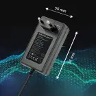 Qoltec Automatic charger for AGM GEL STD 6V 12V battery | 1.5A | Rectifier with LED indicator Photo