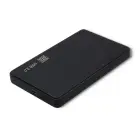 Qoltec External Hard Drive Case HDD/SSD 2.5'' SATA3 | USB 2.0 | Black Foto 2