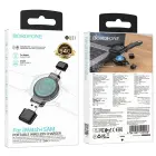 Borofone Wireless induction charger for Smartwatch BQ31 Portable 2,5W for iWatch 1-9, SE/SE2, Ultra/Ultra2, Samsung Watch 1-7, Ultra black Foto 6