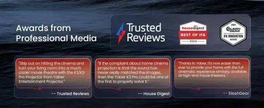 Yaber K3 Pro LCD FullHD 1080p Multimedia Projector with JBL Speakers and Subwoofer - Black Foto 14