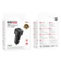 Borofone BZ34 mākoņa automašīnas lādētājs | 18 W | QC3.0 | USB-A | melns Foto 5
