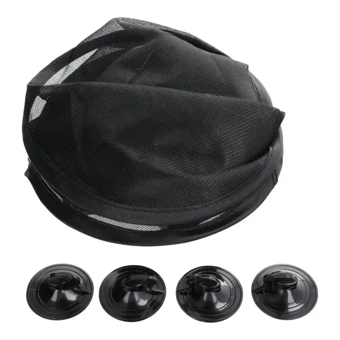 Car sun visor with suction cups for rear windows black Foto 2