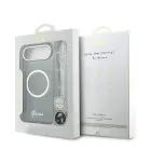 Guess IML Glitter Script Strap MagSafe Case for iPhone Air Black Foto 6