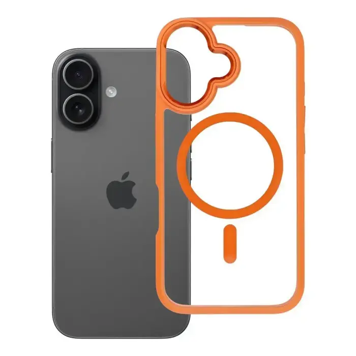 ROAR Mag Bumper maciņš ar MagSafe atbalstu telefonam iPhone 16 oranžs