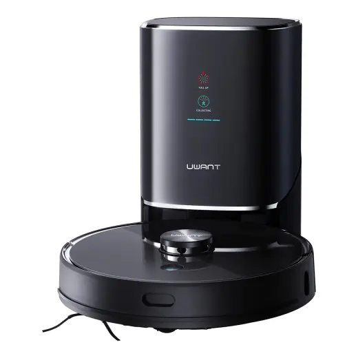 UWANT U100 Robot Vacuum Cleaner with Mop Function + Charging|Cleaning Station - Black Foto 5