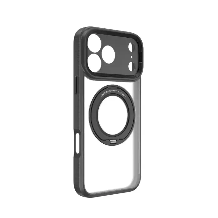 X-ONE Dropguard 2S (stand edition) compatible with MagSafe for iPhone 18 Pro / 17 Pro black frost matte